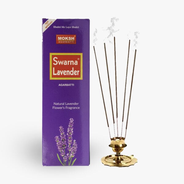 Swarna Lavender Agarbatti - 40 gm Incense Stick - By Moksh