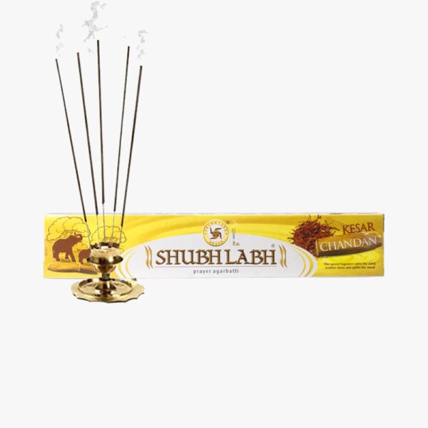 Shubh Labh Kesar Chandan Prayer Agarbatti - 16 gm Incense Stick