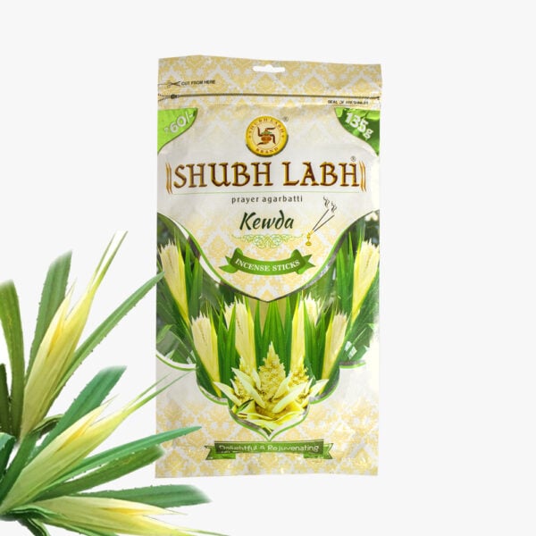 Shubh Labh Prayer Agarbatti - 135 gm Kewda Flavor Incense Sticks