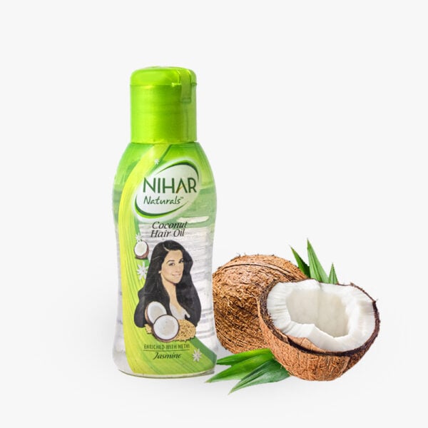 NIHAR Naturals - Hair Oil - Coconut With Methi - Jasmine - 48 ml