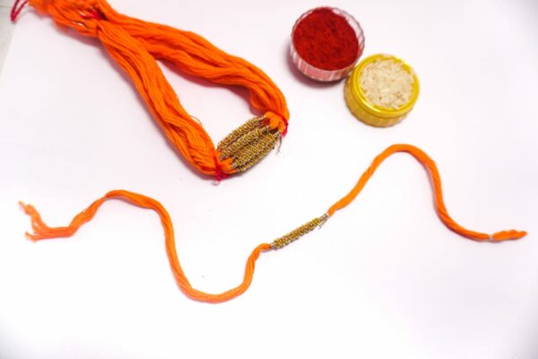 Handcrafted - Traditional Thread Bracelet - For Raksha Bandhan - Set Of 10 Pieces