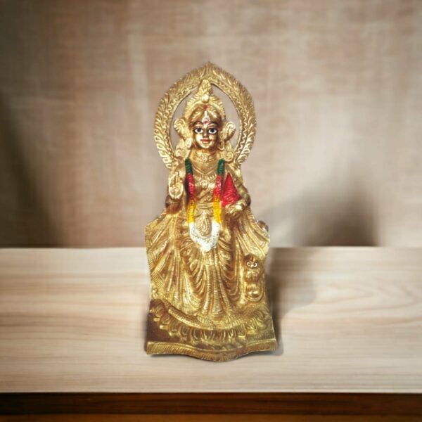 Maa Lakshmi - 12"  Brass Laxmi Mata Murti - Pure Pital Brass Lakshmi Mata Murti - Image 3