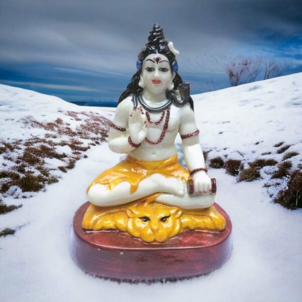 Lord Shiva - Marble Dust Murti - Mahadev Murti - 5 inch approx. - Image 2