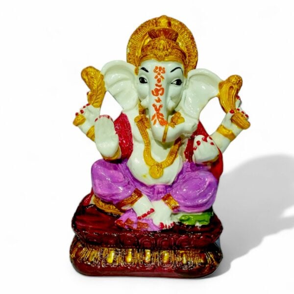 Shree Ganesha Holy Marble Dust Murthy/Idol - 10 Cm