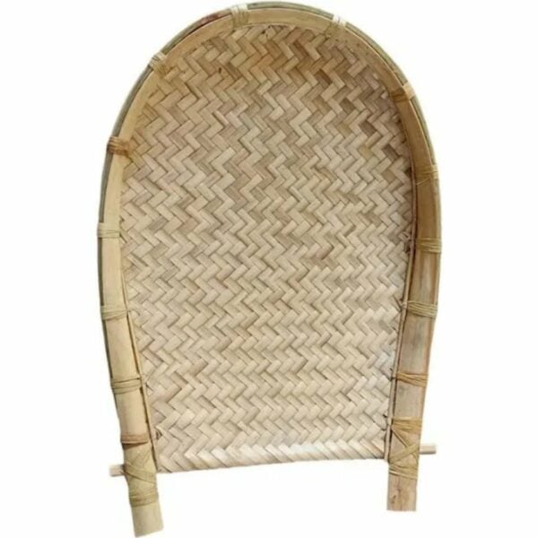 Bamboo Kulo - 20×15 inch (Length ×Width approx) - Bamboo Kulo - Bamboo Tokri - Bamboo Keeper Tray. Bamboo Kulo. Bamboo Tray, Bamboo Soop, Bamboo Basket for Puja. বাঁশের কুলো। - Image 2