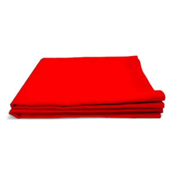 Premium Quality Original Coton Red Shalu Cloth - Shalu Kapda - Red Lal Cloth Puja Kapda Vastra Cloth, Pack of 1, 100% Natural, for Hawan, Puja Pooja Cloth Aasan