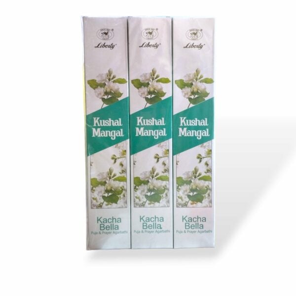 Kushal Mangal - Kacha Bella Puja & Prayer Agarbatti - Liberty - Pack of 1 Doz - 10 gm Each