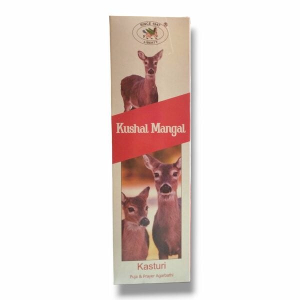 Kushal Mangal - Kasturi Puja & Prayer Agarbatti - Liberty - Pack of 1 Doz - 55 gm Each