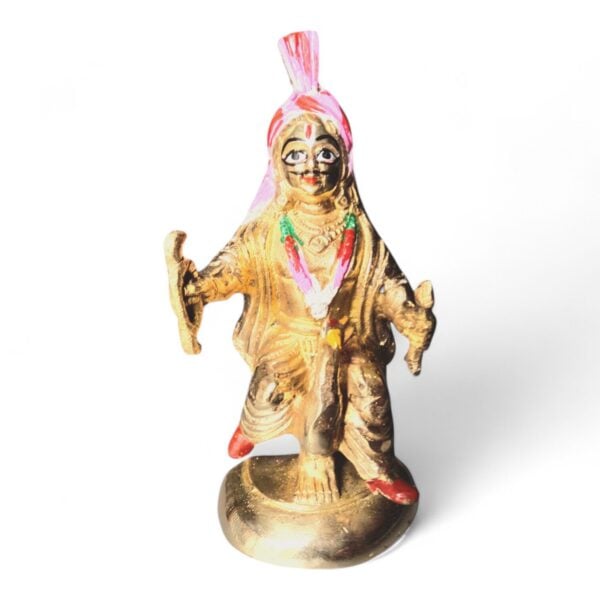 Shri Kartikeya - 6.5" Brass Kartik Bhagwan Murti - Pure Pital Brass Kartik ji Murti