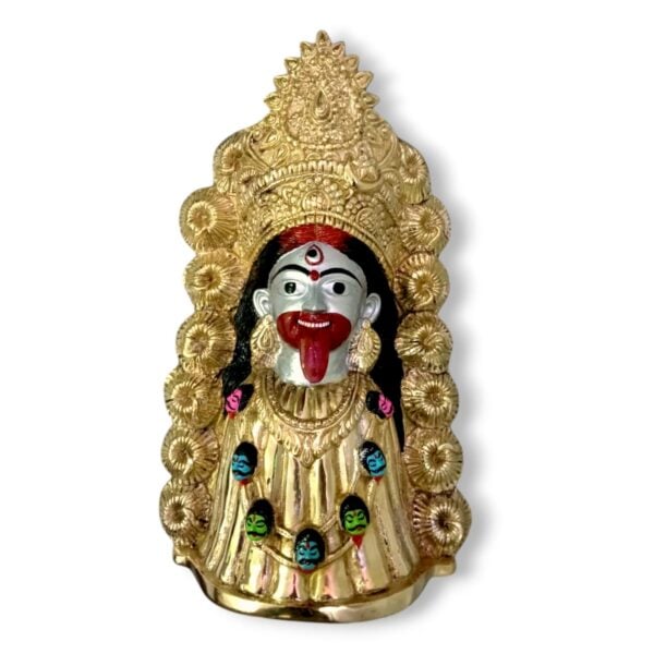 Pure Brass Maa Tara Murti - 25 inch × 14 inch , 25 kg - Originally painted.