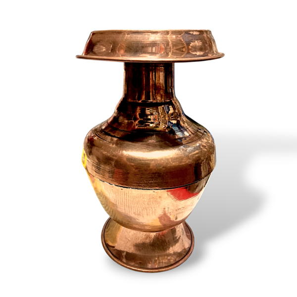 pure copper Debi Ghat - 4 No Devi Ghot - 9" Height Devi Ghat - Made of Thick Copper Sheet Heavy Weight Pure Copper Noggin Copy